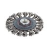 wolfcraft Stainless Steel Wire Wheel Brush, twisted I 2701000