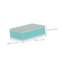 Healvian Mini Sponge Nail Buffer Block 50pcs Small High Elastic Sponge Nail Art Tools for Manicure Washable Shaping Buffing