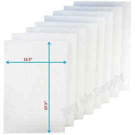 RAYAIR SUPPLY 14x30 Cimatec Airscreen 1000 1" Air Cleaner Replacement Filter Pads 14x30 Refills (4 Pack)