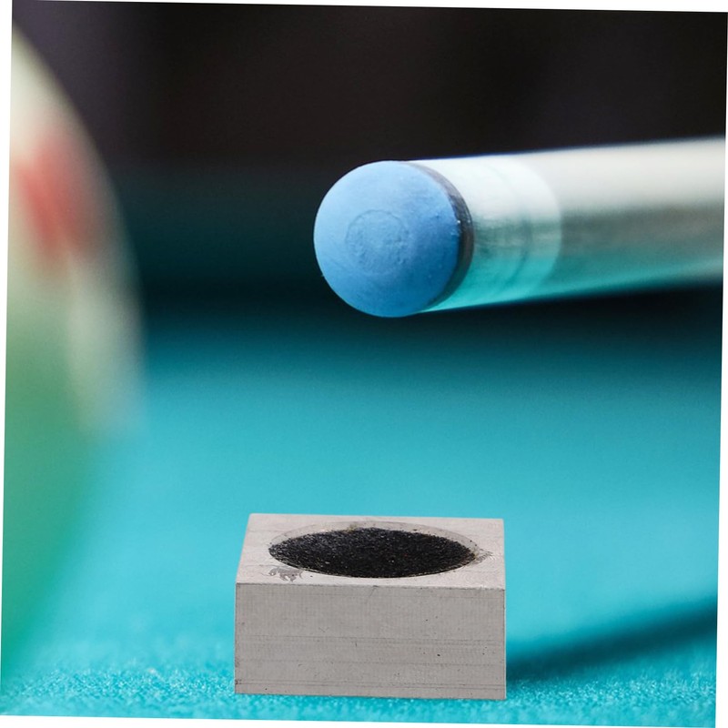BESPORTBLE Cue Tip Grooming Tool Aluminum Square Cue Playability Pool