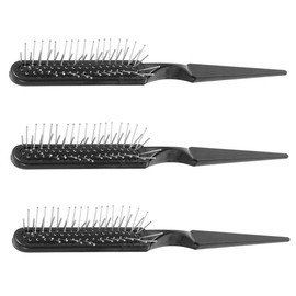 Mikinona Brush Set Wire Bristle Hair Brush Comfortable Handle for Scalp Massage