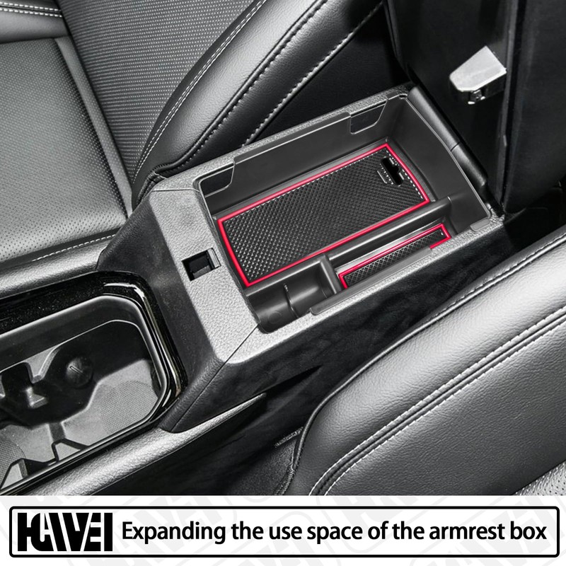HGWEI Center Console Organizer Tray Compatible with Jeep Compass 2022