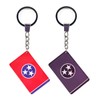 QQSD Tennessee Flag Keychain Key Ring, 2 Pack