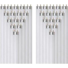 Diodesy- T8 Fluorescent Tube Light Bulb 24 Inch 17 Watt 5000K Bright White Medium 2-Pin G13 Base 1400 Lumen 2Ft Straight High Performance Replacement Linear Lamp Rohs Compliant Pack of 30
