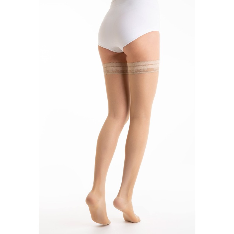 Relaxsan Basic 870 Thigh Stockings with Graduated Compression 140 Denier,