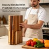 Yatriunfo Book Cutting Board Set of 3 with Stand -