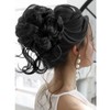 GWAWG Bun Hairpiece with Hair Clip, Updo Accessories, Fake Bun