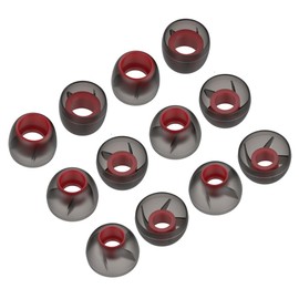 TENNMAK Eartips Replacement for Skullcandy Rail ANC/Push Active/Grind Fuel/Sesh ANC and Tribit MoveBuds H1 Wireless Earbuds Earpad * 6 Pairs