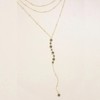 Ettika Lariat Necklace for Women. Gold Drop Necklace, Necklaces for