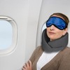 Travel Pillow for Neck Head Chin Support, Adjustable Velcro Pure