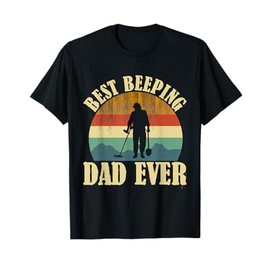 Best Metal Detecting Art For Men Dad Metal Detector Lovers T-Shirt