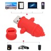 Cartoon Fire Hydrant Shaped USB Flash Drive Cute Home Office