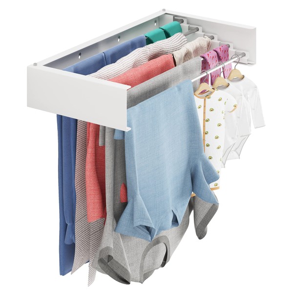 BGT 27.5" Collapsible Drying Racks for Laundry, Retractable Clothes Drying