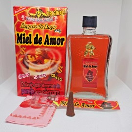 Unbranded MIEL DE AMOR PERFUME CON FEROMONAS AL SER AMADO ORACION AMULETO INCIENSO 1PC