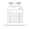 BOZONLI Stainless Steel Double-end Stud - Equal Length Stud Bolts