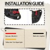 BINQIGOO LED Front Headlight Side Marker Lights for Toyota Tacoma