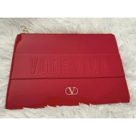valentino voce viva red Cosmetic Makeup Bag Clutch