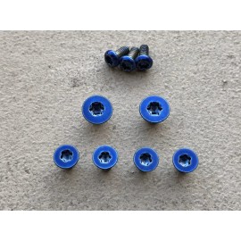 TORX Blue Stainless Torx Screws For Spyderco Manix 2 G10 XL Pivot Handle Pocket Clip