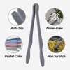 carrotez Silicone Tongs for cooking, Anti-Slip,Non-Scratch kitchen tongs 9.5 Inch