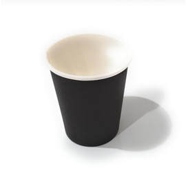 Butterfly Disposable Black Takeaway Coffee Cup Small 8oz (250ml) (50 Pack)