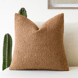 Foindtower - Fundas de almohada decorativas con diseño de boucle, fundas de almohada sólidas, acogedoras, suaves, texturizadas, para silla, sofá, recámara, sala de estar, decoración del hogar, 22 x 22
