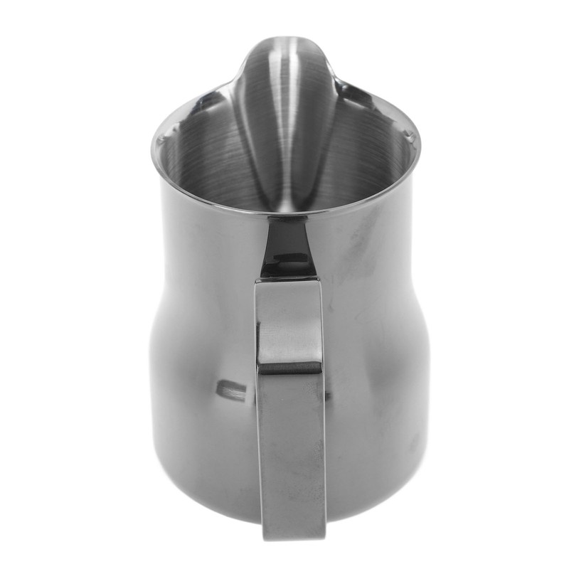 Milk Frother Cup 350ml 304 Stainless Steel Pointed Mouth Foaming
