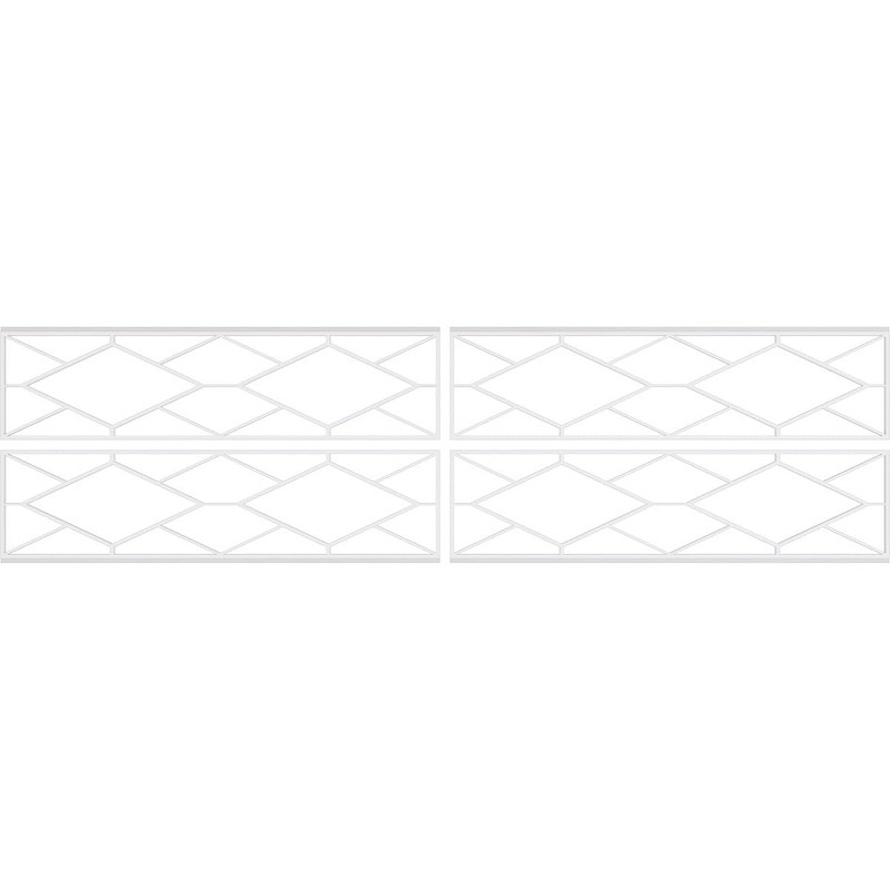 Ekena Millwork WPKP12X01X47HSN Wainscot Paneling, White