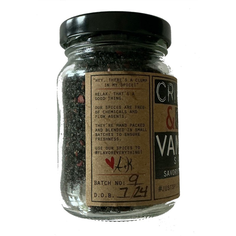 Vampire Salt (Black Hawaiian Garlic Salt with Aleppo Pepper) by