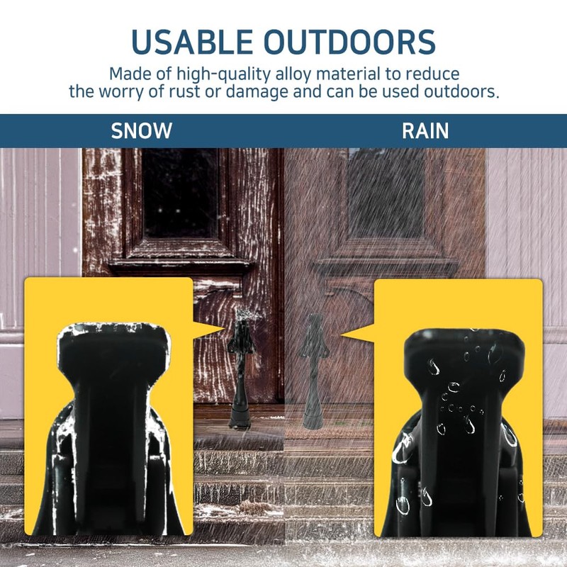 One Touch Kickdown Door Stopper, Door Holder, Heavy Duty Door