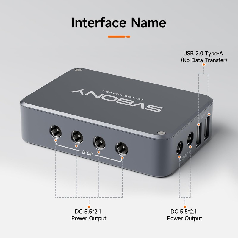 Svbony SV241 6 DC Uscite di Alimentazione USB Controllo Hub
