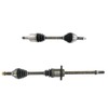 TRQ Front CV Axle Shaft Assembly Set Compatible with 2009-2014