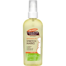Palmer's Cocoa Butter Formula Oil for Stretch Marks and Pregnancy Skincare, Aceite para la Prevención de Estrías, Cuidado Durante el Embarazo, Sin Ace