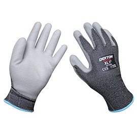 DEKTON DT70792 Installer PU Coated Gloves,Grey, Size 10/XL CAT11,EN388,Ultra Grip, Perfect for DIY,Building, Decorating, Garden.