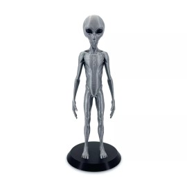 Grey Alien Figurine - 3D Printed Sci-Fi Extraterrestri