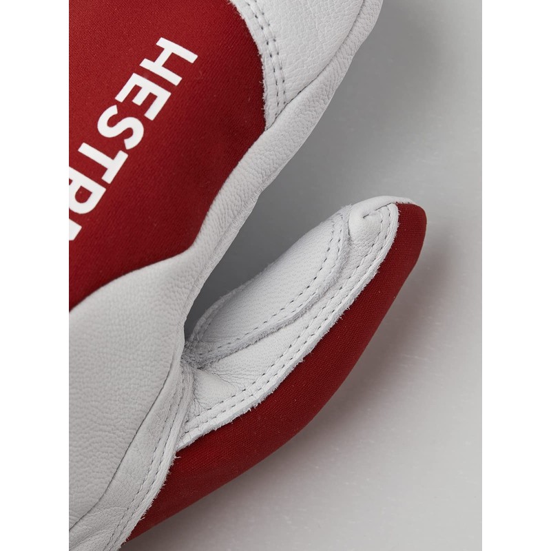 Hestra Windstopper Leather Mitt - Red - 8