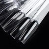 Fcozpjk Clear Nail Color Swatch Sticks, 150Pcs With Ring, Ballerina