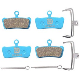 Dymoece 2 Pairs Bike Disc Brake Pads Compatible with Sram Guide RSC RS R Elixir 7 9 Avid XO Trail 4 Piston MTB Disc Brakes (Resin,Semi-Metallic,Sintered Metal) SCP-XO