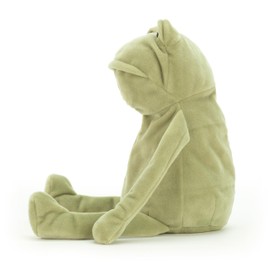Jellycat Jellycat Fergus Frog Stuffed Animal, Medium 13 inches - Amphibian Plush Toy - Classic Children's Gift