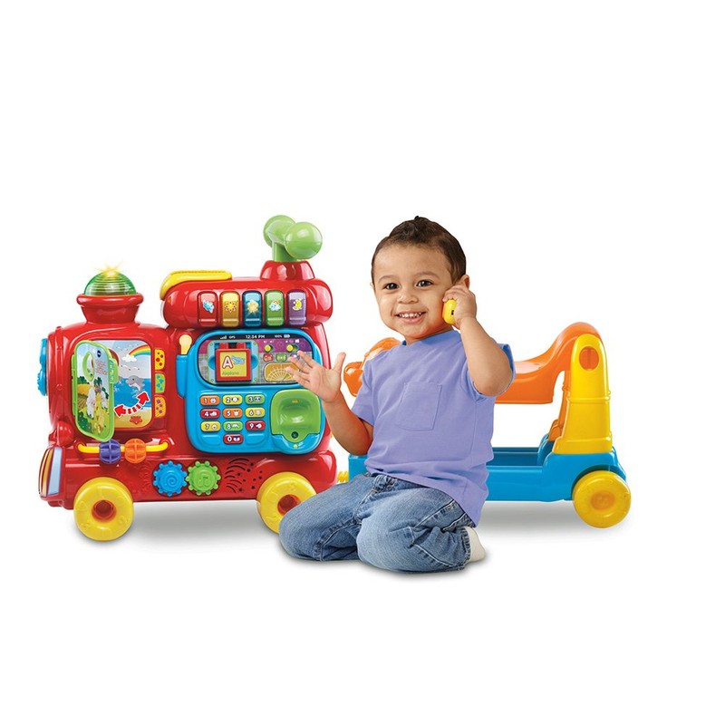 VTech Sit-To-Stand Ultimate Alphabet Train (Frustration Free Packaging), Red