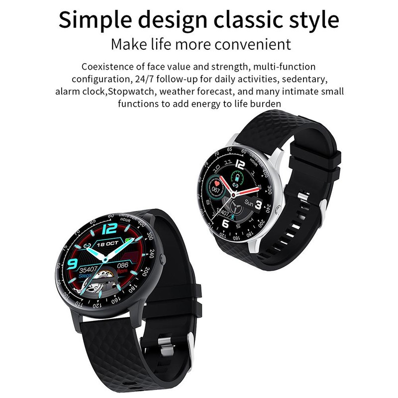 Smart Watch H30 Pedometer Bluetooth Wearable Watch with Large 1.3