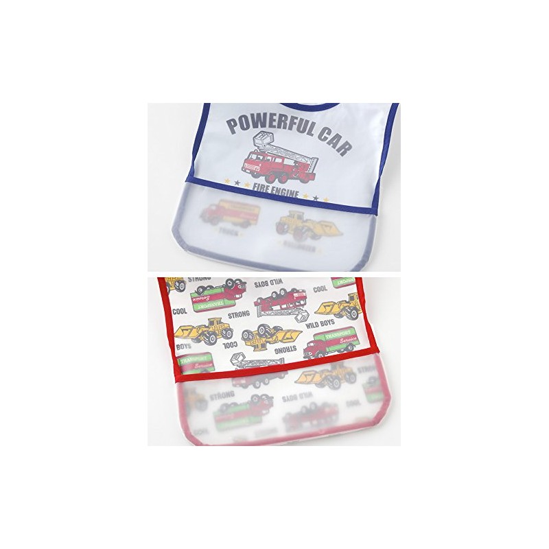 (tyakkurubebi-) chuckle Baby Boys Creeper Meals Apron 2 Pieces Set