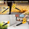 ZEGJAW Electric Leaf Blower Corded, 7-AMP Leaf Blowers, 155MPH/350CFM Small