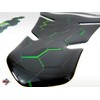 BIKE-label 503088 Tank Pad Motorcycle Tank Protector Sticker Green Universal
