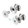 sourcing map 8 mm Ball Head Bolt Rivets Screws Back