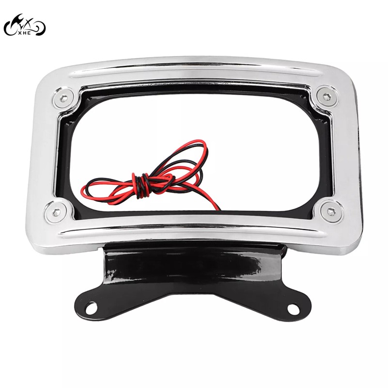 Unbranded Curved Laydown License Plate Mount Frame LED Light For