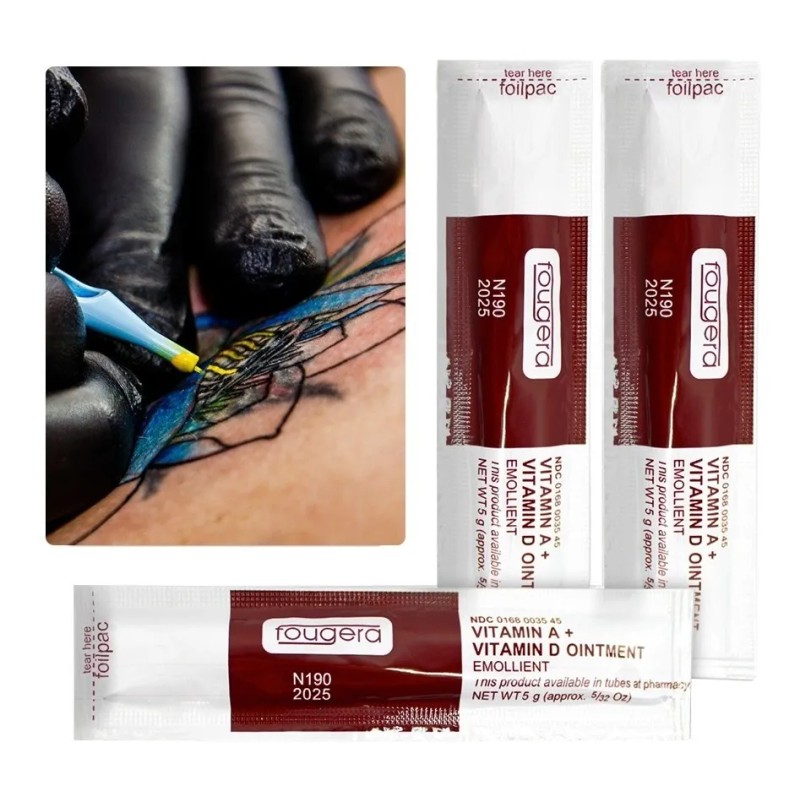Crema Vitamina A&d 10pzs, Para Tatuaje Curación Más Rápida