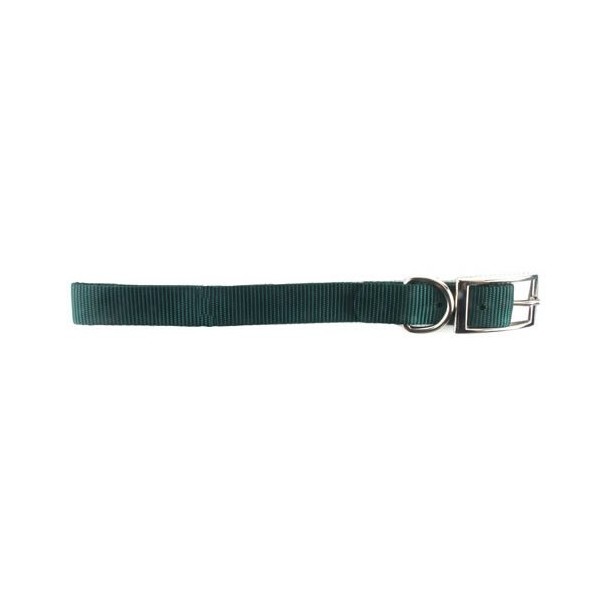 American Leather Buckled Dog Collar, 1" x 24"