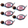 Set of 5 Electrical Ignition Coil Connector Plug Harness Compatible