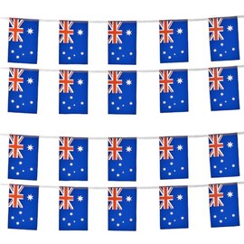 36ft Australia Bunting Hanging Australian Flags Indoor & Outdoor PVC Banner Australia Day Party Decoration