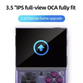 Miyoo Mini Plus Retro Handheld Game Console 64GB Linux System - Purple